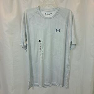 NWT Sz L Loose Fit Under Armour Men's Gray Heat Gear Performance Shirt